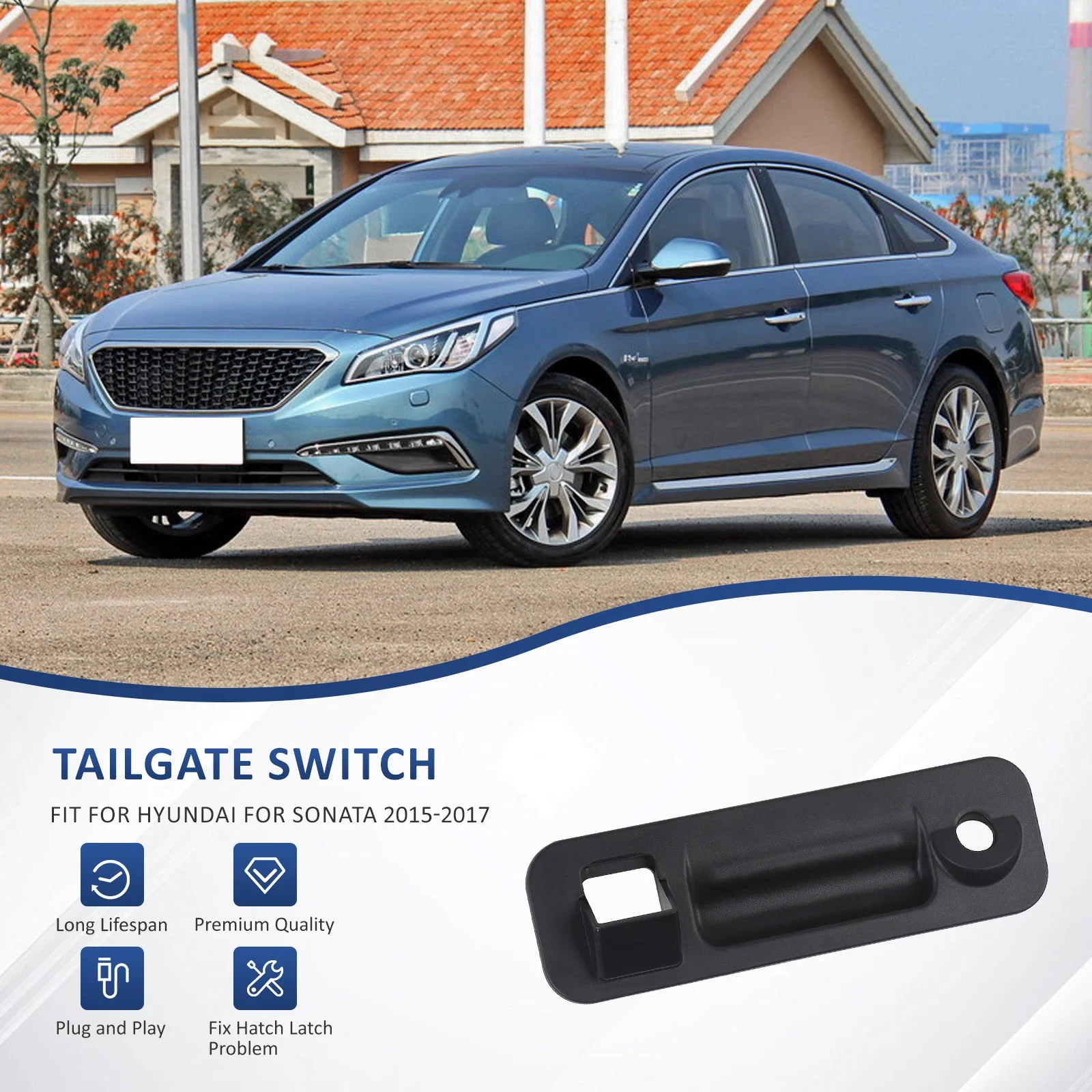 Ручка замка крышки багажника автомобиля 81260C1010 81260-C1010 для Hyundai Sonata ручка корпуса