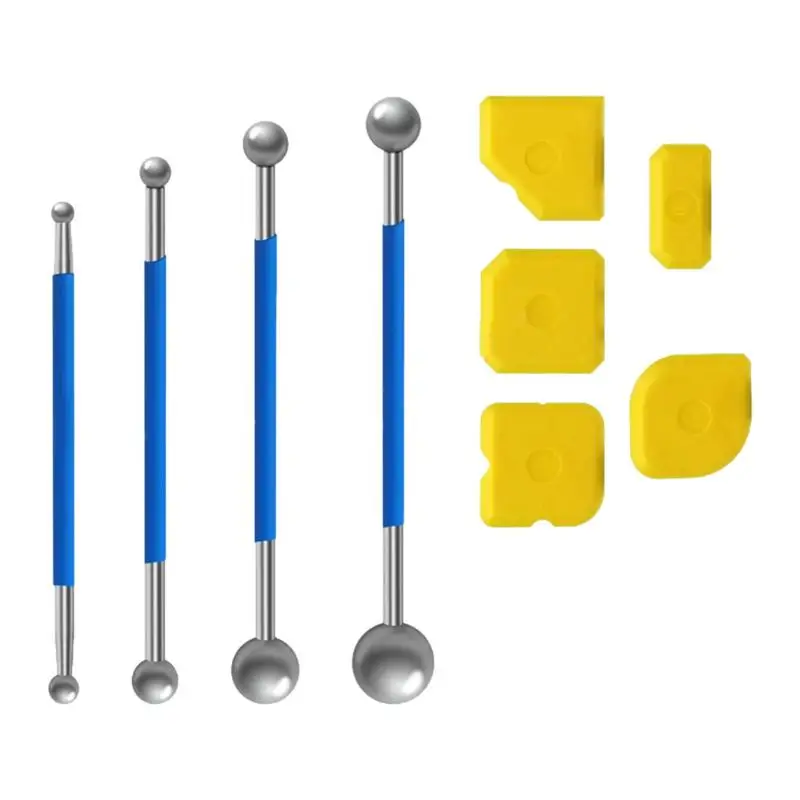 

Скребок для снятия силиконовой ленты, набор инструментов для удаления силиконового шпателя, скребок для удаления шпателя, стеклянный клей, угловой скребок для ванной комнаты