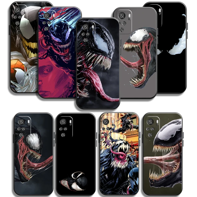 

Marvel Venom Phone Cases For Xiaomi Redmi 8 7 7A 9 9A 9T 8A 8 2021 7 8 Pro Note 8 9 Note 9T Carcasa Back Cover Soft TPU Funda