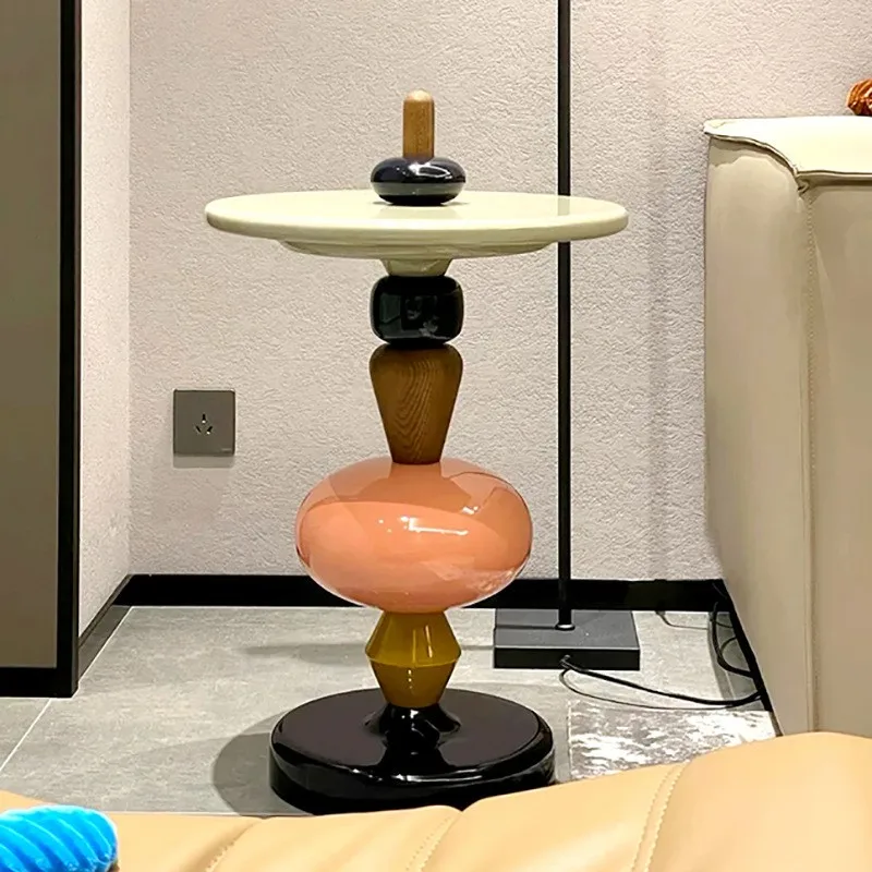 Скандинавский креативный боковой столик современный минималистичный диван