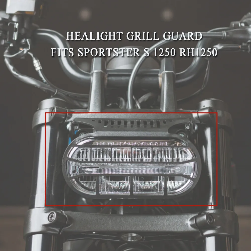 

Motorcycle Headlight Grille Guard Protector Cover For Sportster S 1250 RH1250 RH 1250 2021 2022