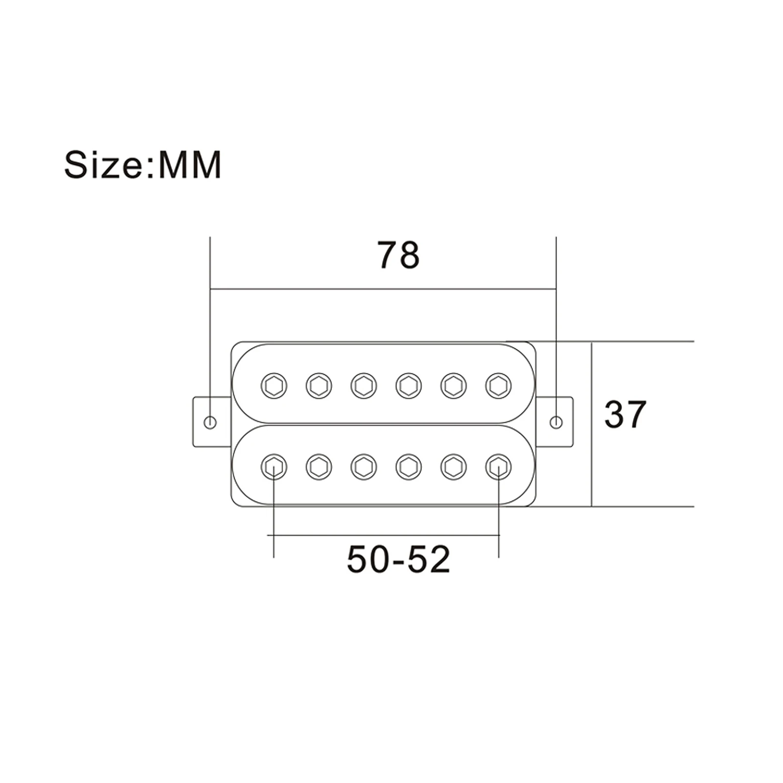 Фото Электрогитара Humbucker 12 Регулируемый шестигранный винт двойная катушка для 6-струнной гитарной катушки Spliting Pickup N7.5K/B15K фиолетовый выход №5