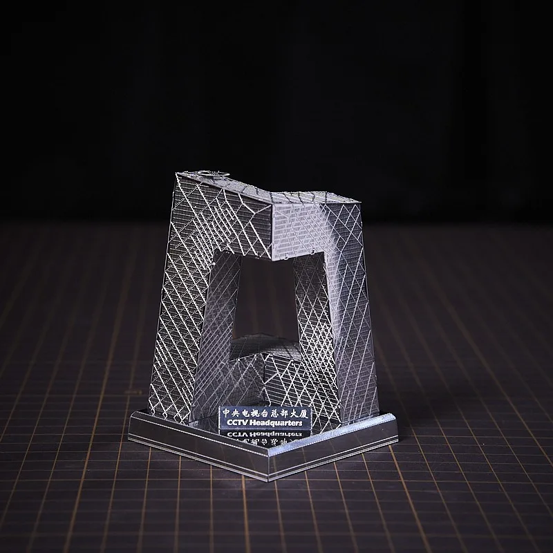 Стальной golem 3D полностью металлическая модель из нержавеющей стали игрушка