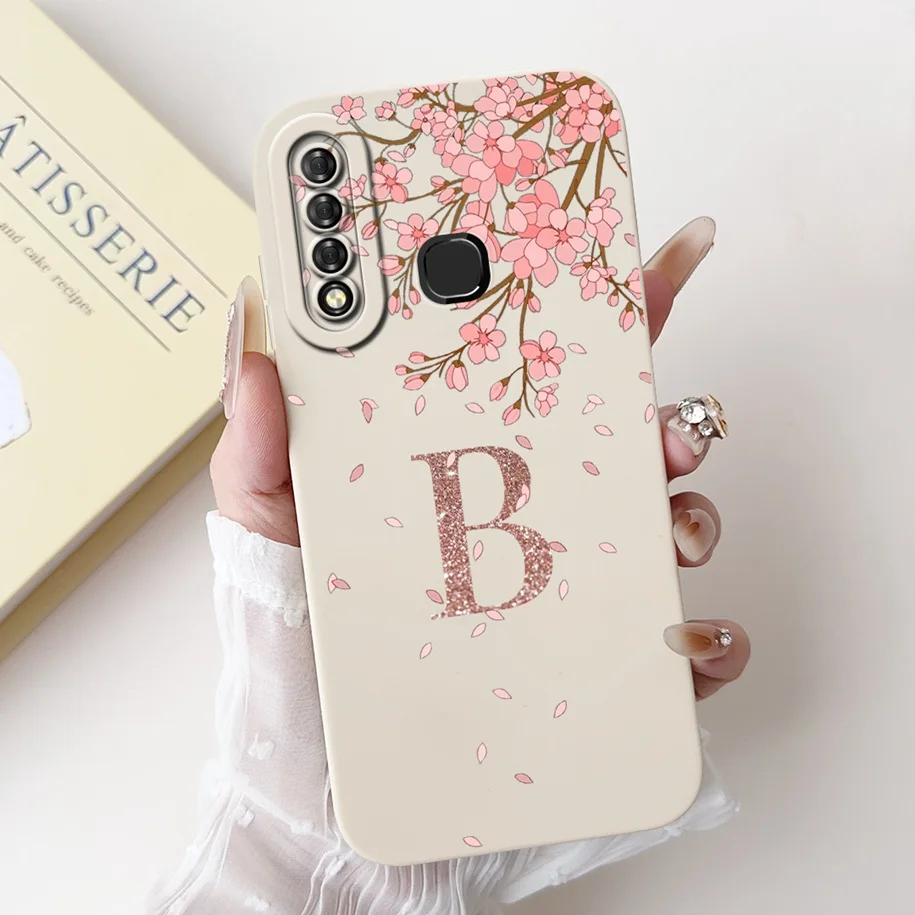 For Infinix Smart 3 Plus Case X267 X627V Cover Cute Crown Letters Funda Soft Silicone Phone S4 X626 X626B Coque