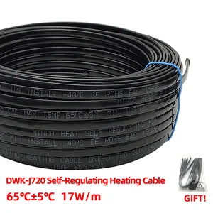 Российский запас 50 м MINCO HEAT нет необходимости контроллер водонепроницаемый Саморегулирующийся нагревательный кабель, предотвращает Замораживание труб система отслеживания тепла