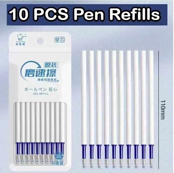 

LANGUO ST Tip, выдвижная гелевая ручка для детей, эргономичная ручка для письма, стираемые синие, черные чернила, канцелярские принадлежности, школьные принадлежности