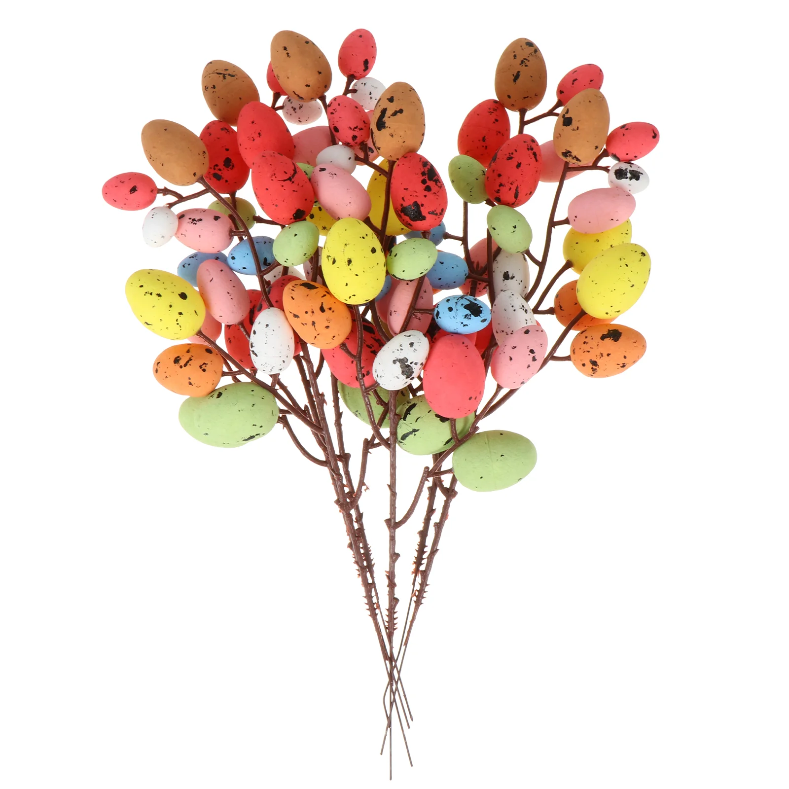 

Easter Egg Picks Eggs Flower Tree Branches Decor Foamartificial Flowers Wreaths Basket Branch Ornament Party Pick Diy Decoration