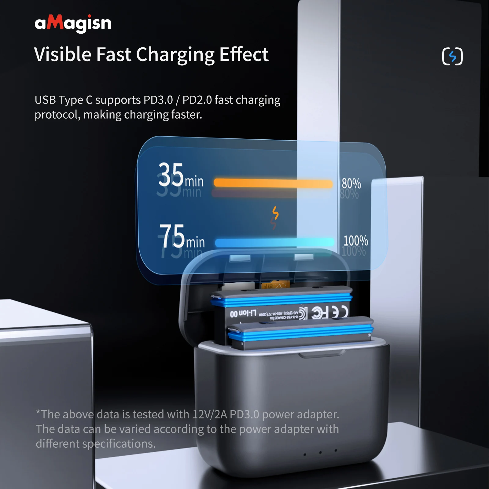 

For Insta360 X3 Battery Fast Charging Box X3 Charger Accessories