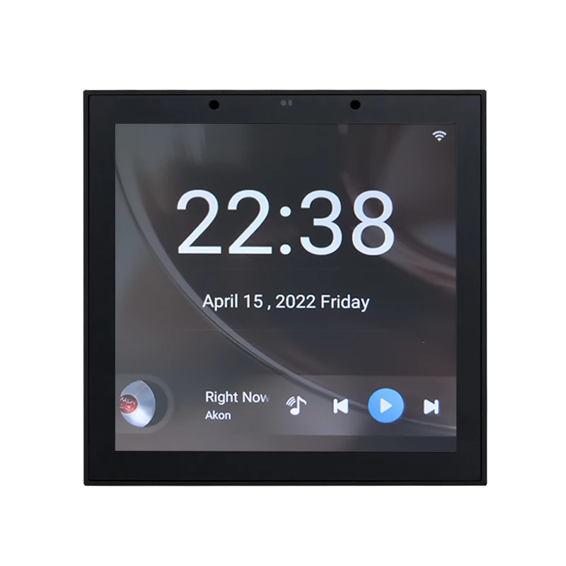 

Tuya Wall Amplifier 86 Type Android 8.1 WiFi Bluetooths Mini Home Background Music Controller Black White Wall Amplifier 2*25w