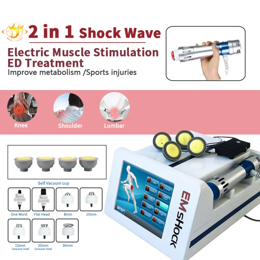 

Emshock Effective Physical Pain Therapy System Acoustic Shock Wave Extracorporeal Shockwave For Relief Reliever