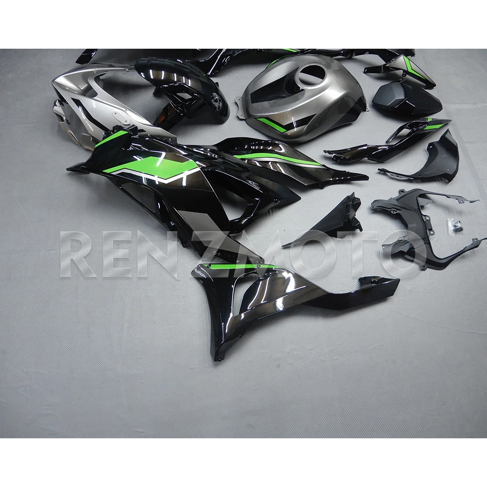 Фото Новый черный обтекатель для Kawasaki Ninja Zx6R 636 2024 2025, комплект обтекателя мотоцикла, подходит на заказ №3
