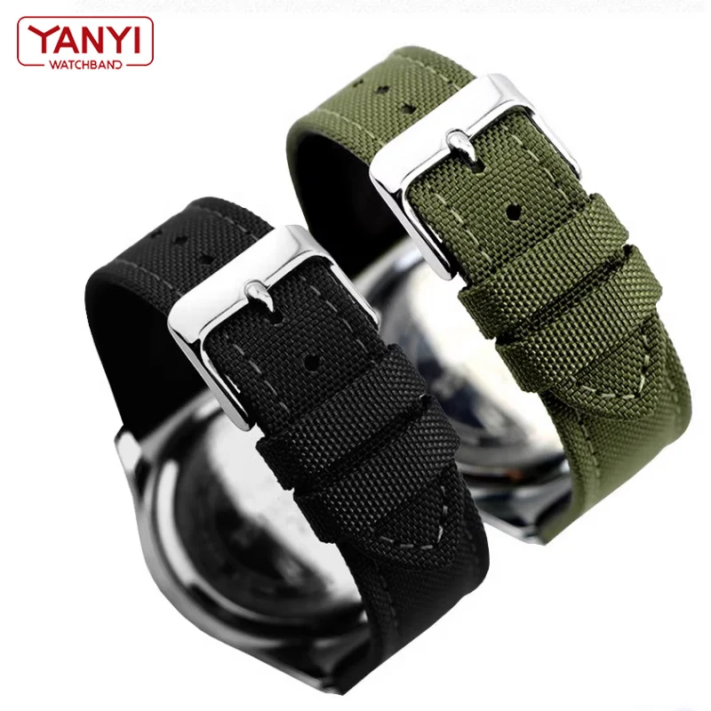 Нейлоновый Ремешок Для Часов Спортивный Браслет Унисекс Совместимый С