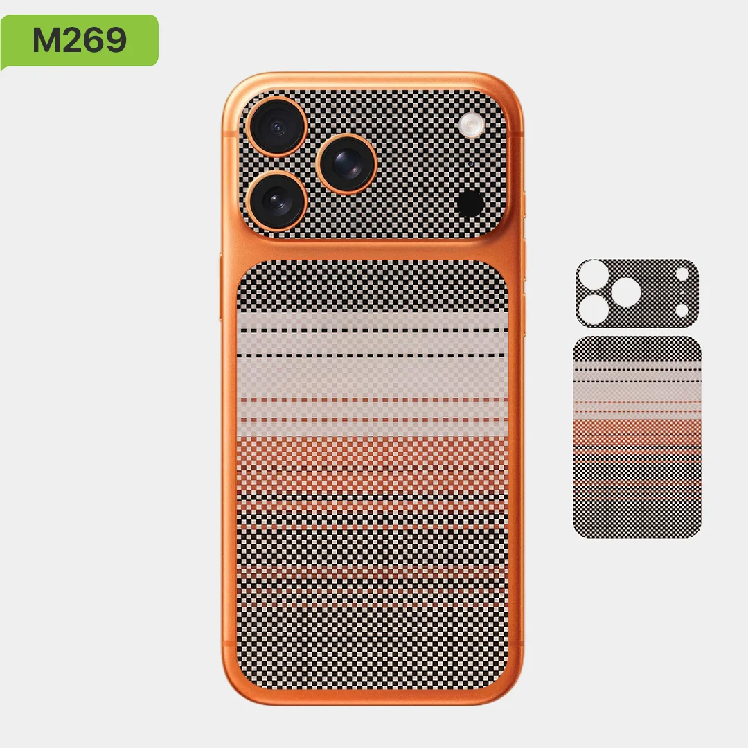 Фото Oscarskin Z для Apple iPhone 17 Pro Max 17 Pro: 3D-наклейка на заднюю панель, цветная защитная пленка для всего корпуса №5
