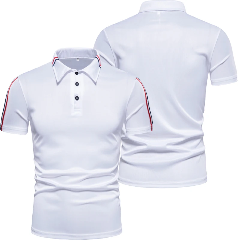

Summer Short Sleeve T-Shirt Men's Lapel Polo Shirt Trendy Simple All-match Top