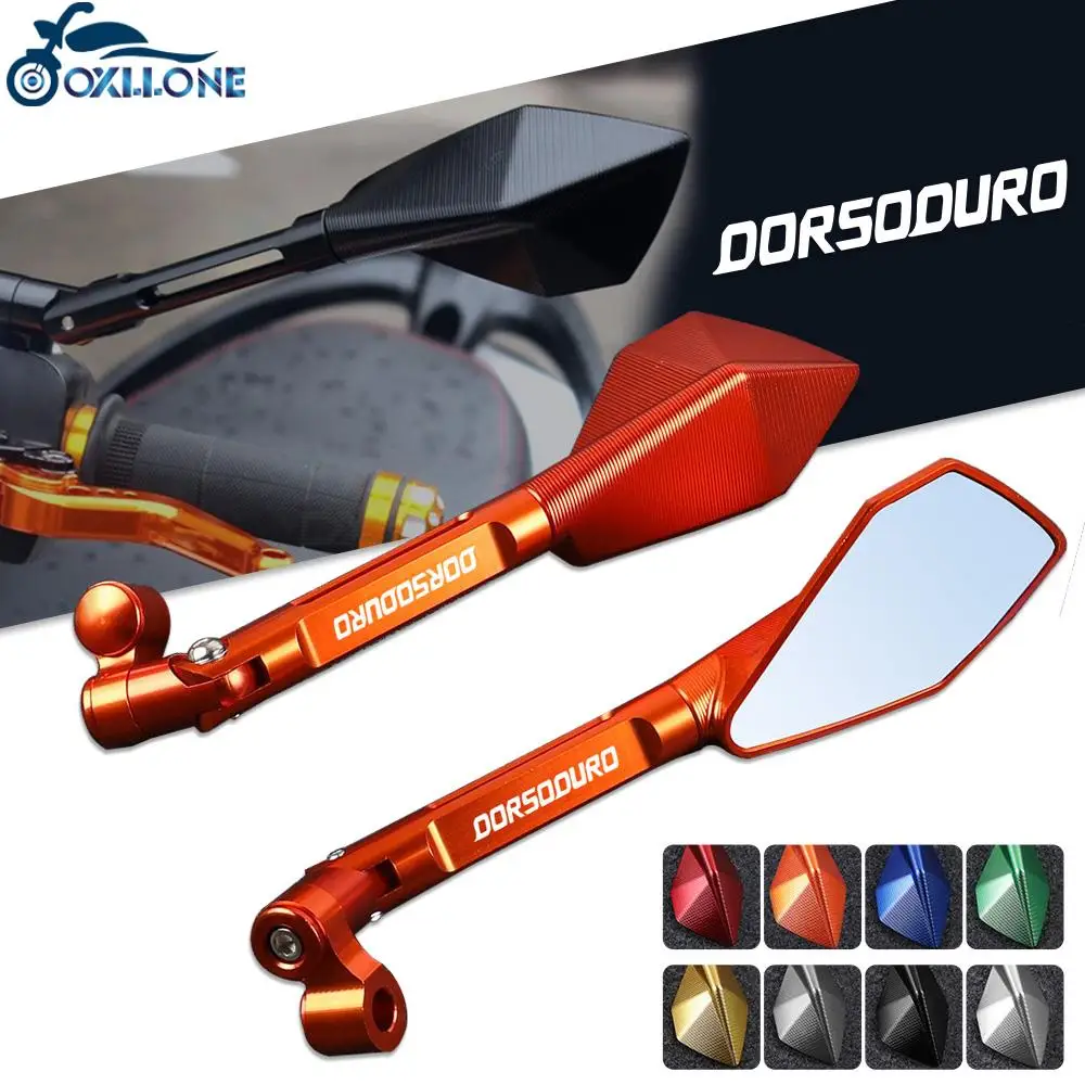

Motorcycle CNC Aluminum 8mm 10mm Rearview Mirror Side Mirrors FOR APRILIA DORSODURO 1200/2000/750 2007-2016 ETV1000 2002-2007