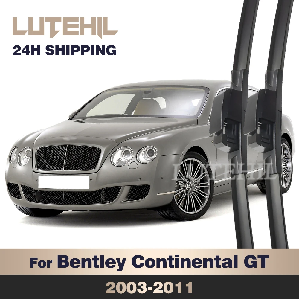 

Для Bentley Continental GT 2003-2011 2004 2005 стеклоочиститель передние щетки стеклоочистителя лобовое стекло щетка для окон 24 "+ 22"