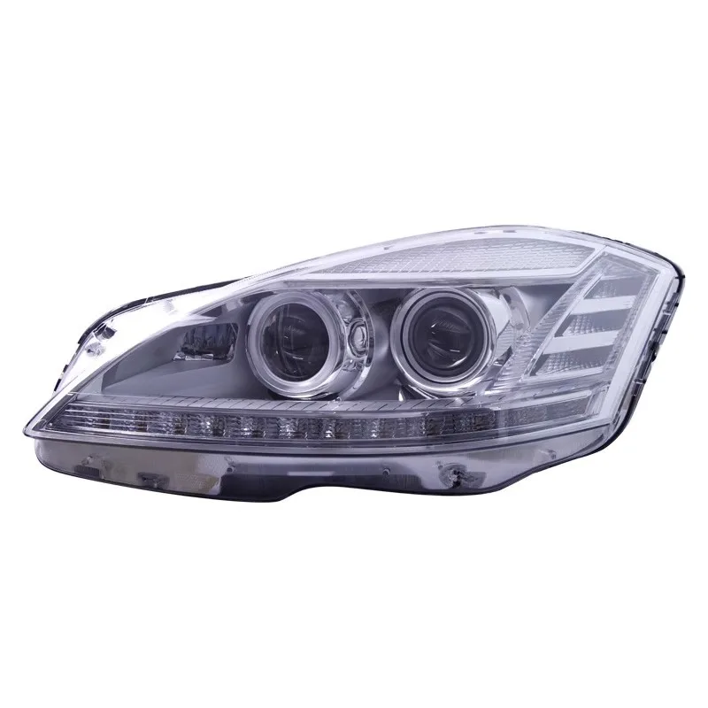 Фара в сборе для Mercedes-Benz S-Class W221 06-08, S300, S350, старая модель, модифицированная под новую, со светодиодными дневными ходовыми огнями (art.: 3920d4e733084) - 3920d4e733084