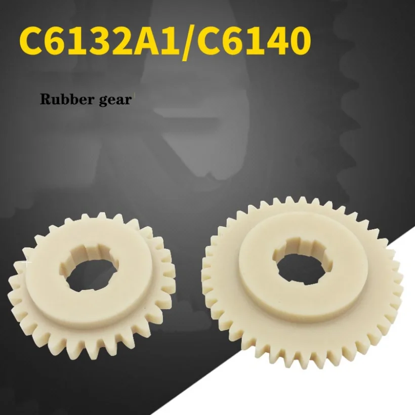 

1x Lathe Accessories C6132A1 Change Gear 27 Teeth/41 Teeth Rubber Gear Change Nylon Gear C6140 Bakelite Gear