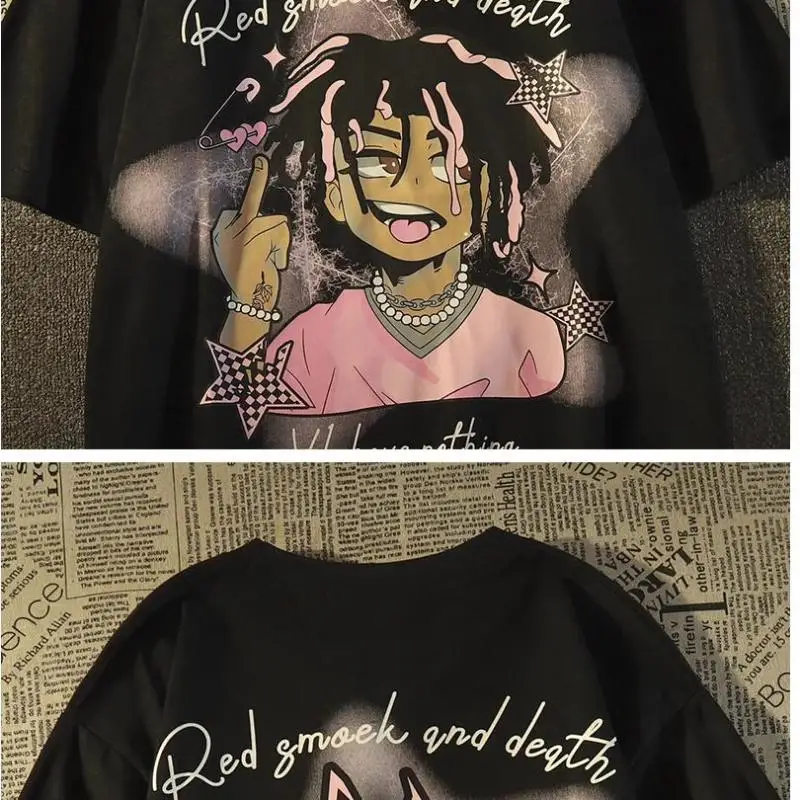 Футболка Мужская/женская оверсайз с коротким рукавом из 100% хлопка