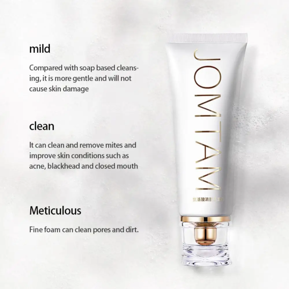 

Amino Acid Tube Oxygen Facial Washing Cleanser Deep Cleansing Whitening Freckle Removal Blackhead Anti Wrinkle Hydrate Face Care