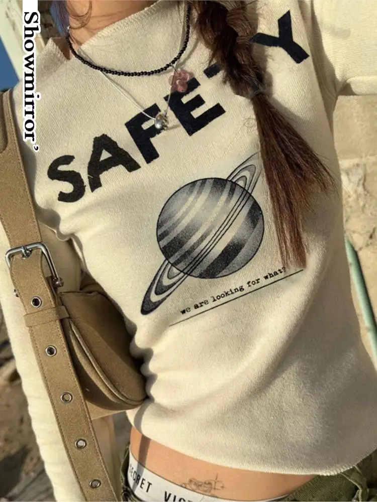 

Women White Cute Printed Tshirt Funny Kwaii Printed Bandage T-shirt Tee Shirt Base Winter Clothes Cute Kwaii Tops Female Clothes