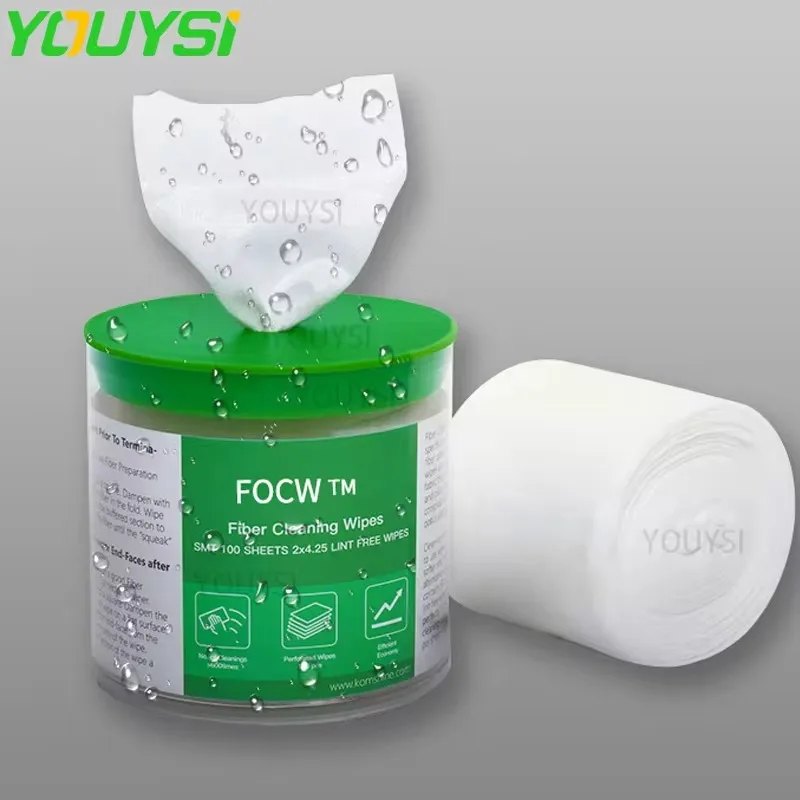 YOUYSI волоконные чистящие салфетки 280 шт./кор. FTTH инструменты платформа беспыльная