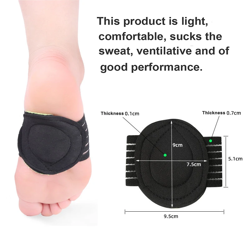 Pexmen 2 шт. поддержка свода стопы компрессионная Подушка Подошвенный Фасциит