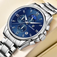 lige watch for men luxury watches mens military sports chronograph luminous waterproof quartz wristwatch relogio masculinobox