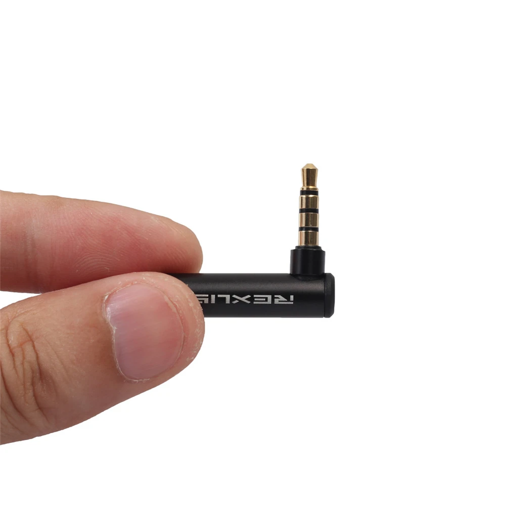

Durable High Quality Parts Replacement 3.5mm Audio Adapter Right Angled Mobile Phones Notebook Plug Accessries