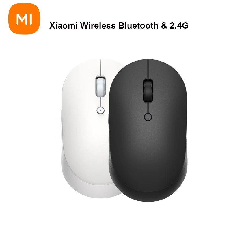 

Xiaomi Mouse Orignial Mi Wireless Dual-Mode Silent Ergonomic Bluetooth USB Side buttons Protable Mini Wireless Mouse for Laptop