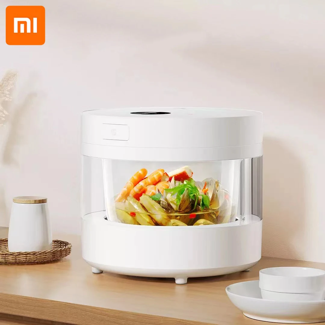 

Xiaomi Transparent Steam Rice Cooker High Borosilicate Glass Liner Soft Fire Stew 4L Capacity Insulation Cooking Electric Cooker