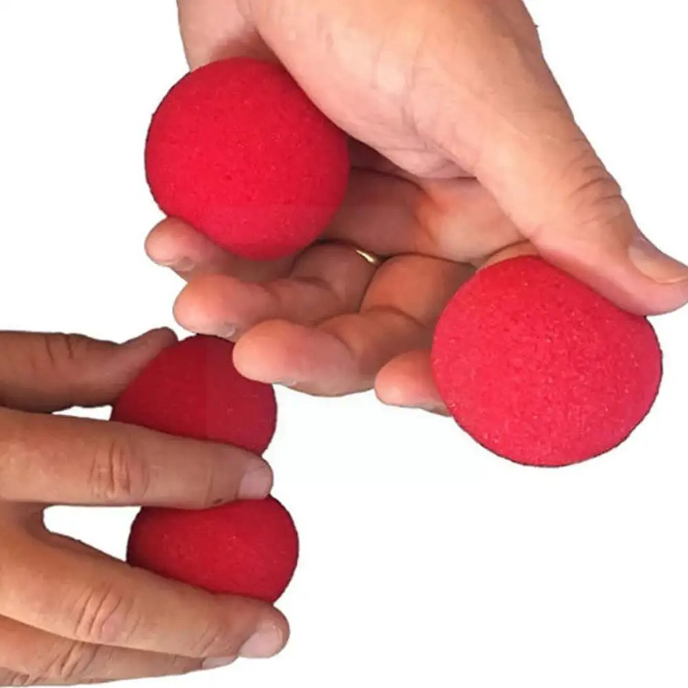 

10pcs 4.5cm Finger Sponge Ball Magic Tricks Classical Stage Card Magic Illusion Close-up Accessories Comedy Magician Y4e7