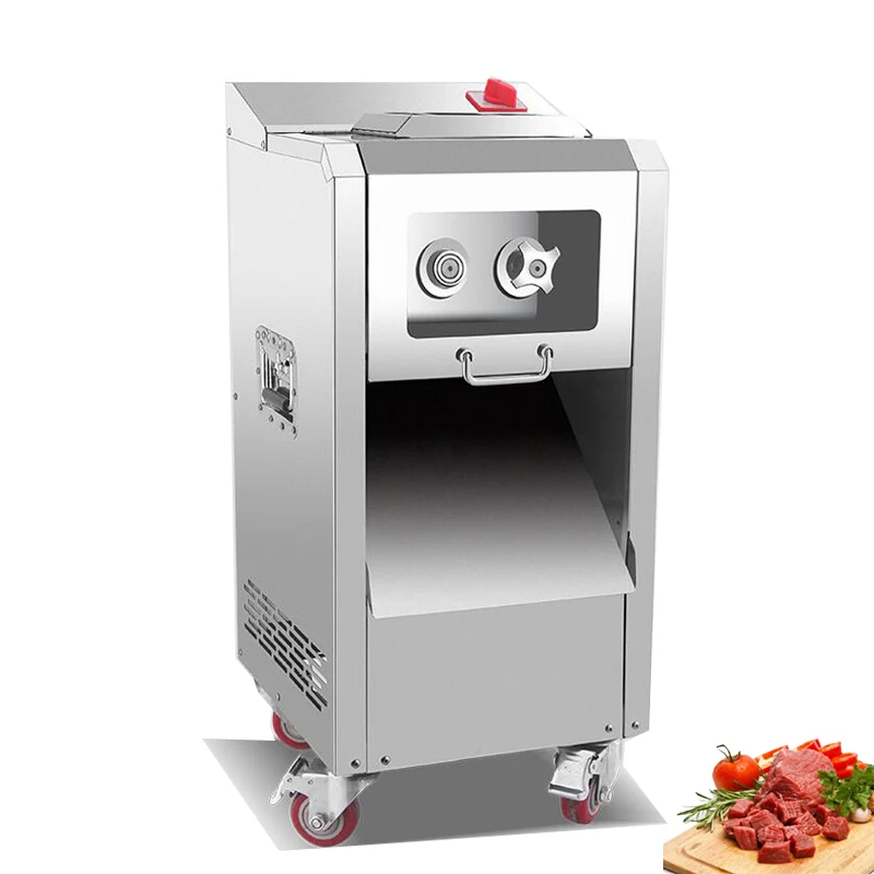 

Meat Slicer Commercial Fresh Meat Cube Dicer Sliced Meat Cutting Machines QRJ-L