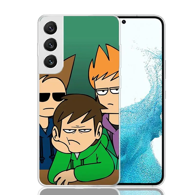 Фото Чехол для телефона с рисунком аниме Eddsworld для Samsung Galaxy S26 Ultra S23 S24 S25 Edge S20 FE S21 S22 Plus, мягкий чехол с принтом №4