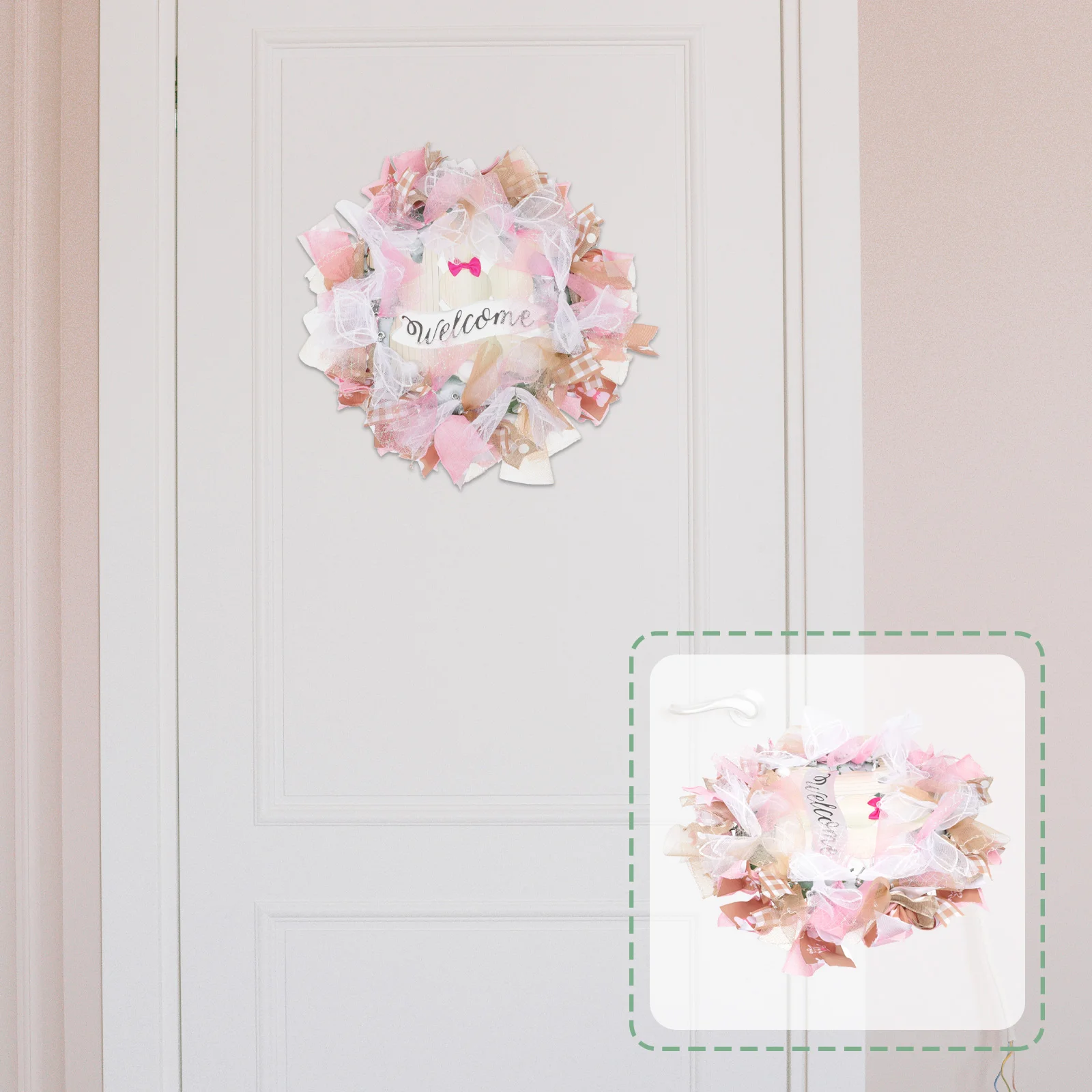 

Декоративный Пасхальный венок, изысканный венок, праздничная висячая гирлянда