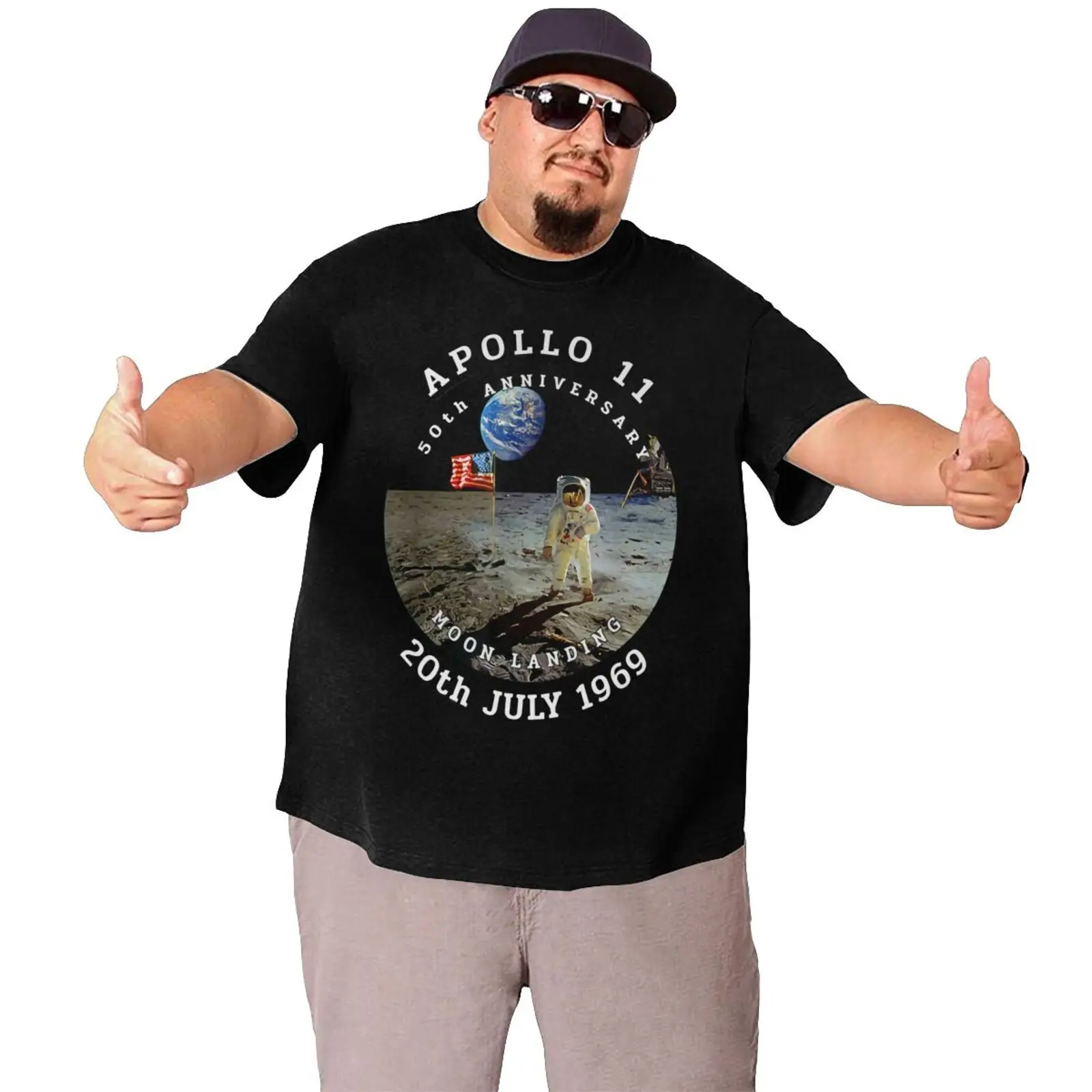 Футболка мужская оверсайз с аниме-принтом Луна |