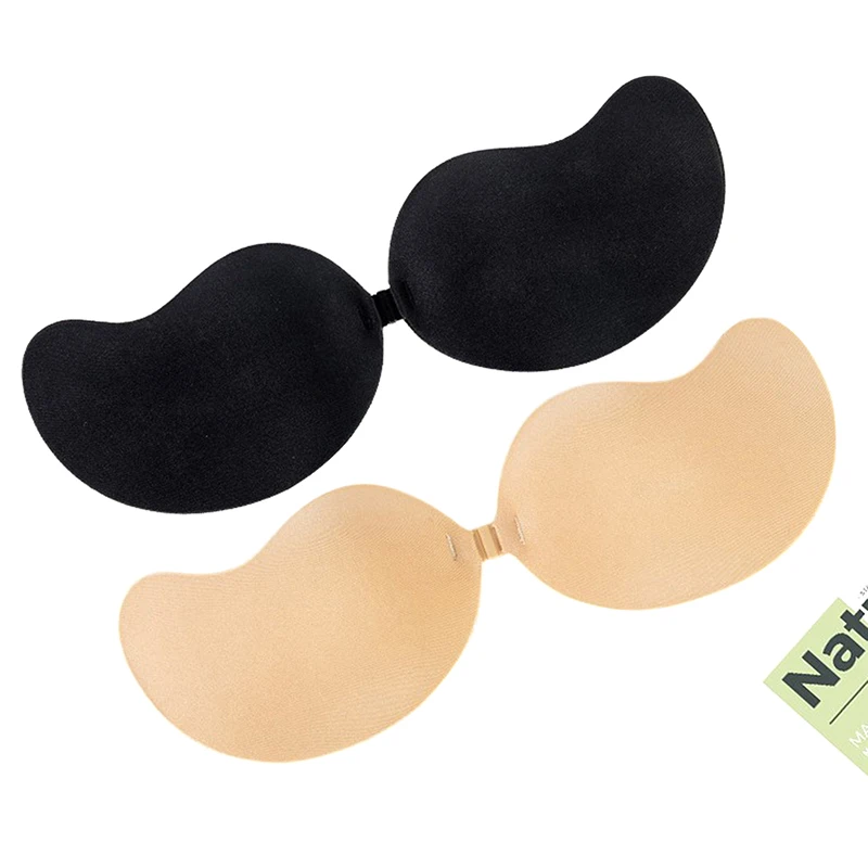 

1PCS Self Adhesive Silicone Push Up Bra Strapless Invisible Bra Adhesive Breast Pasty NuBra Chest Paste Invisible Bra Nipple Pad