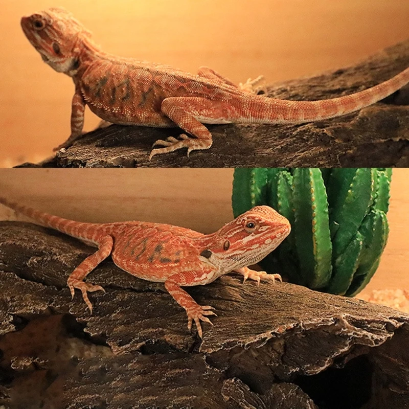 Реалистичный ствол дерева из смолы аквариум для аквариума укрытие рептилий