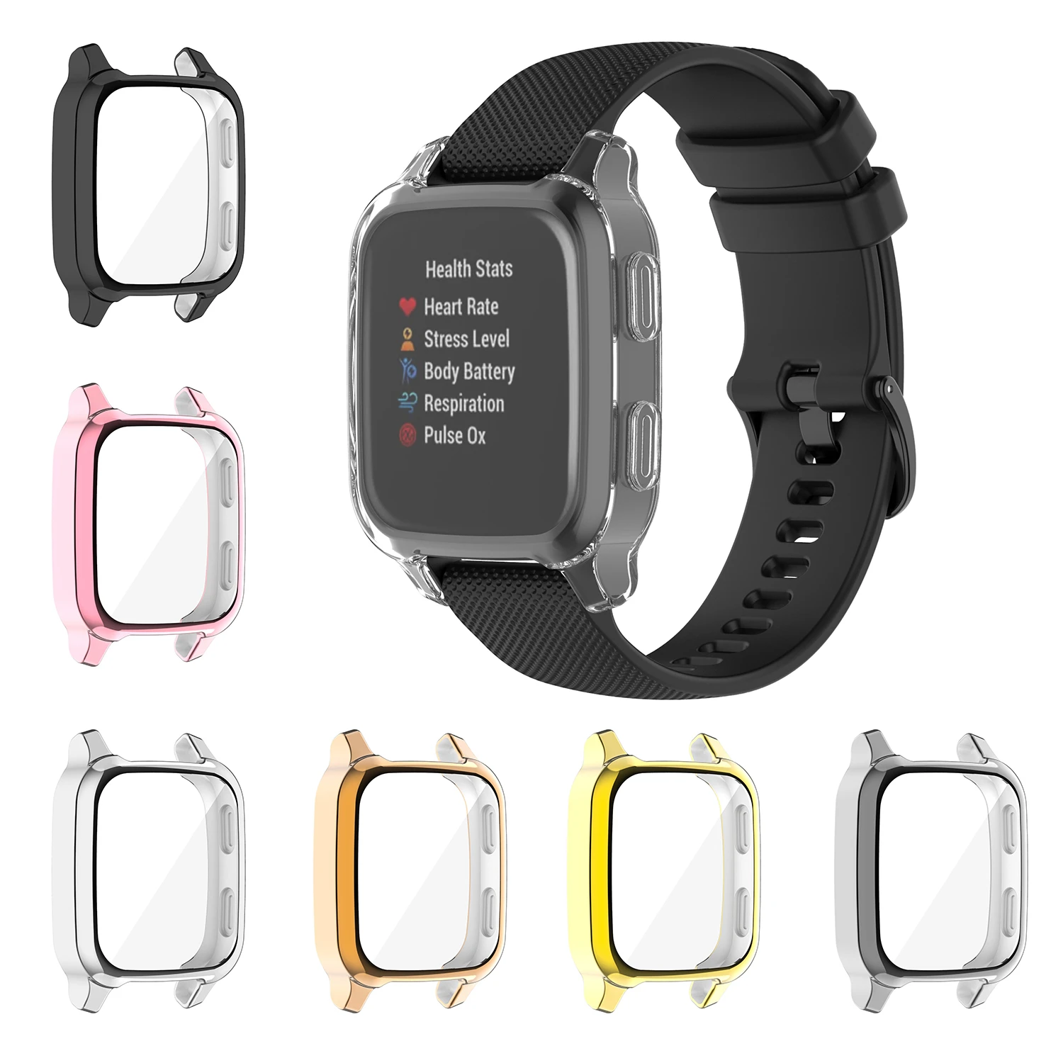 Магнитный ремешок для смарт-часов Garmin CAME Sq Music силиконовый защитный чехол
