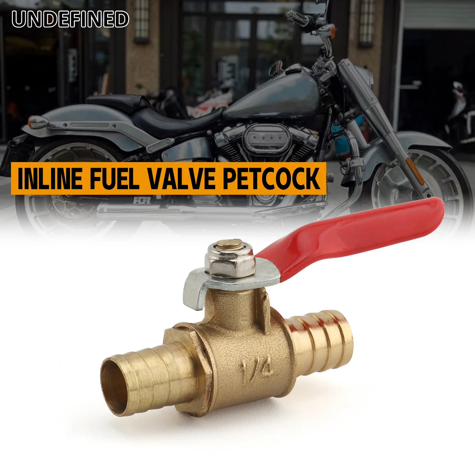 Металлический линейный топливный клапан Petcock 3/8 "мотоциклетный дизельный газ