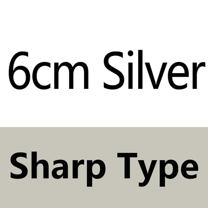 

3D наклейки для двери DOONEW серебристые 5 см