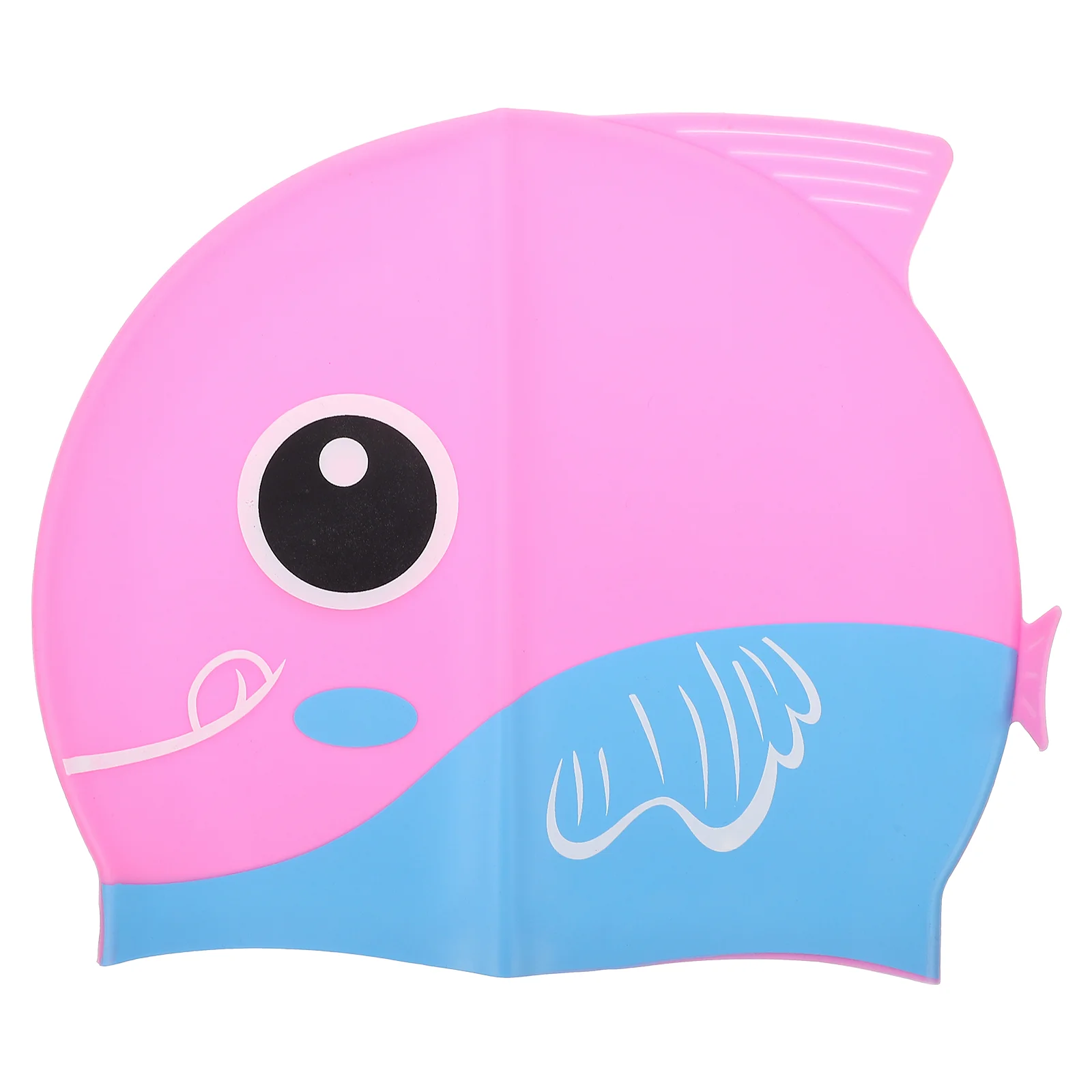 

Swimming Cap Kid Head Cover Toddle Equipment Cartoon Baby Hat Tab Children Ear Protector Silica Gel Kids Caps Silicone