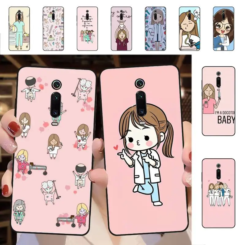 

Doctor Nurse Fun Phone Case for Redmi 5 6 7 8 9 A 5plus K20 4X S2 GO 6 K30 pro