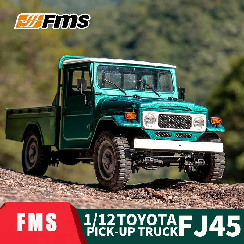 

FMS Новинка 1/12 FJ45 пикап модель внедорожника дистанционное управление восхождение машина 4wd двухскоростной внедорожник игрушки для Кайда подарок