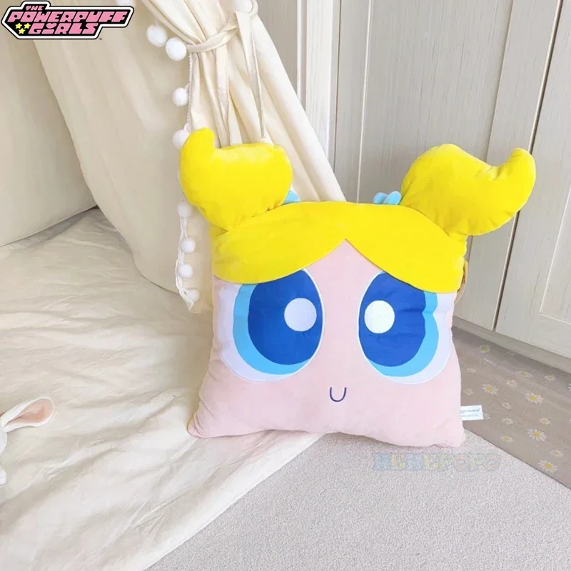 38 см оригинальная плюшевая подушка с большими глазами Powerpuff для девочек