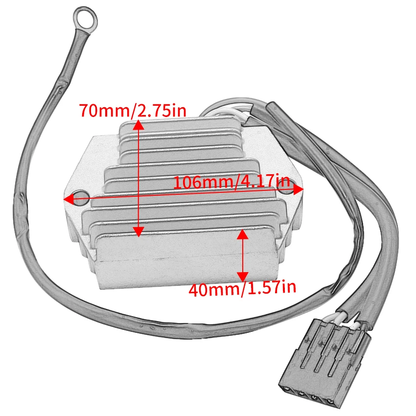 Регулятор зарядки для Hatz 1d42 10 1D50.16 1D81.24 1D90.18 1D90V.16 Terex MBR71 01983800 01916800