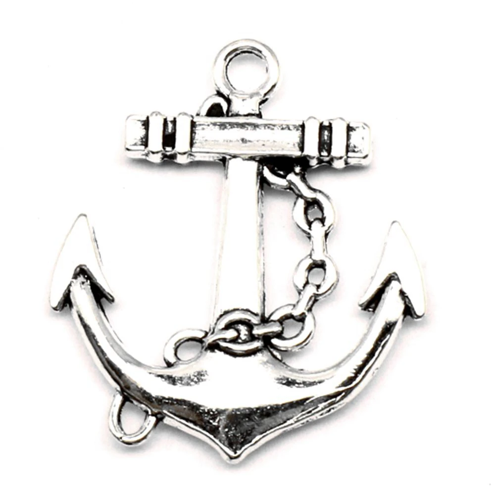 

Anchor Charm For Making Jewelry Diy Finding 25pcs 26x31mm