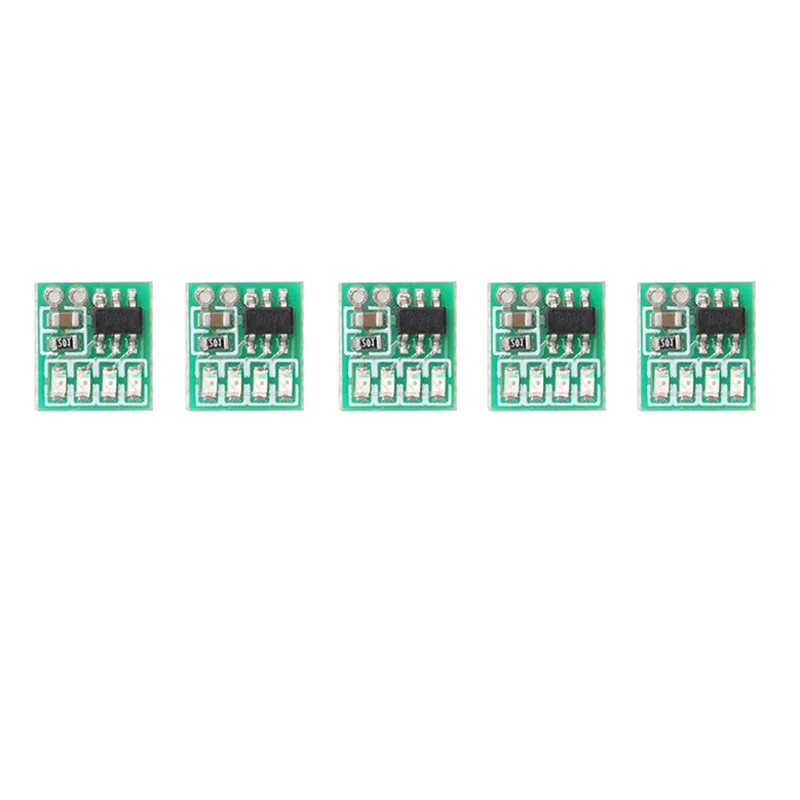 

5PCS Micro Mini Lithium Battery Capacity Indicator Module LED Flashing 3V-4.2V fr RC Airplane FPV Indication PCB Board