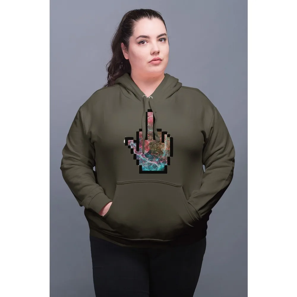 

Женская толстовка с капюшоном Dorlie Wear Galaxy Hand