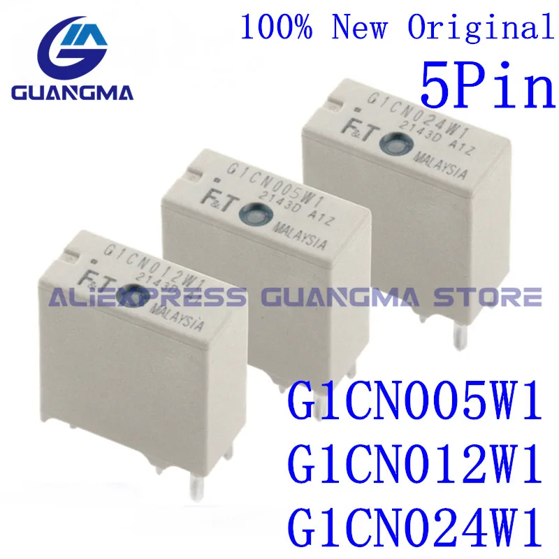 

10 шт. 100% Новый оригинальный F.T G1CN005W1 G1CN012W1 G1CN024W1 DC5V 12V 24VDC 5Pin